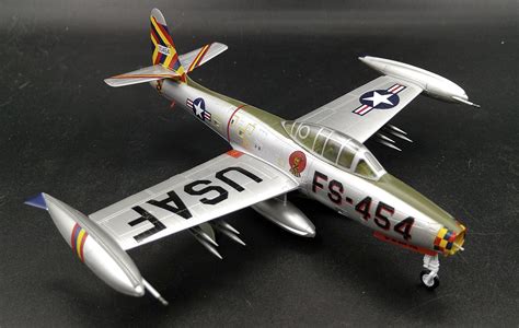 Usa F 84g Four Queensolie 172 Aircraft Finished Plane Easy Model Non