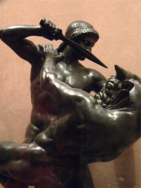 Theseus And The Minotaur Bronze Barye 1840 Photographed At Flickr