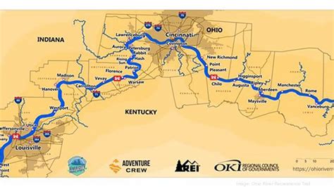 Ohio River Route Map