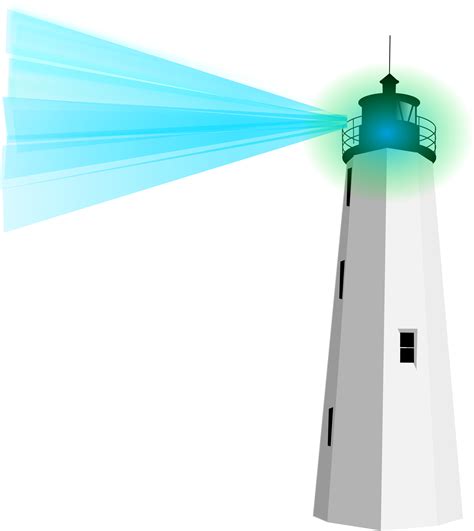 Lighthouse clipart uses light, Lighthouse uses light 