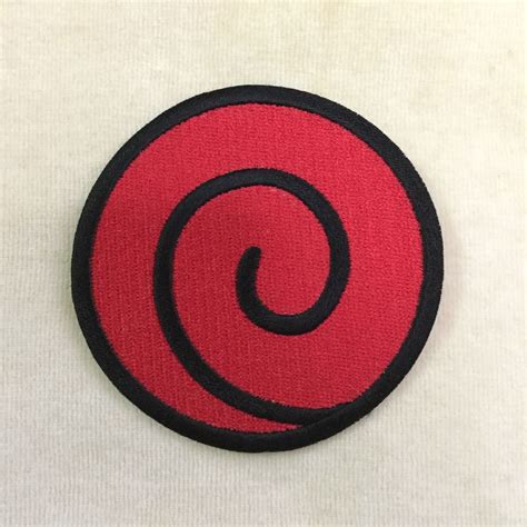 Naruto Symbol Uzumaki Clan Embroidery Iron On Patch Badge In 2020