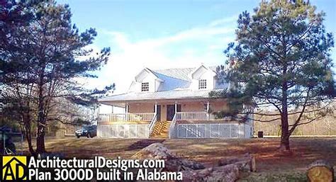 Plan 3000d Special Wrap Around Porch Southern House Plans House