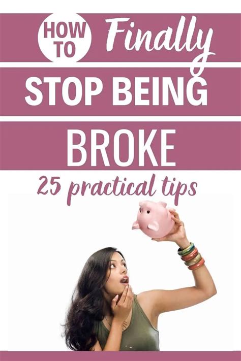 How To Stop Being Broke 25 Practical Tips To Fix Finances