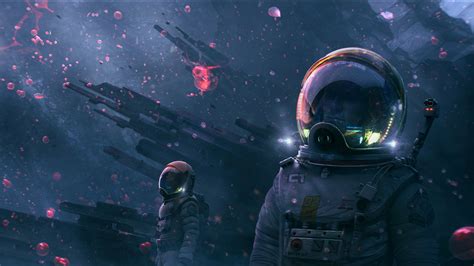 Sci Fi Astronaut Hd Wallpaper By Vladimir Manyukhin