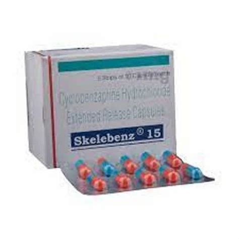Cyclobenzaprine 15mg Skelebenz 15 Mg Capsules 5x10 Treatment