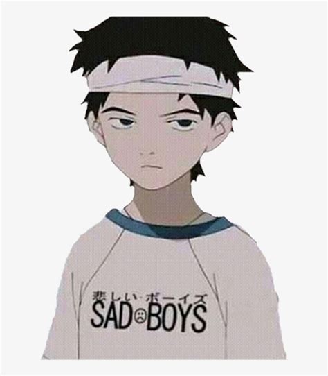 View Depressed Cute Aesthetic Anime Boy Pfp Png 1080p