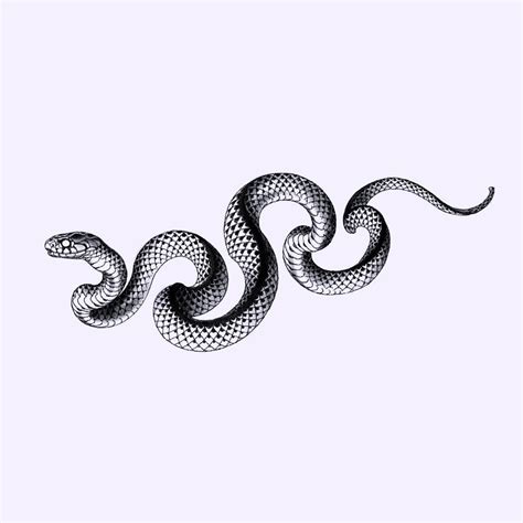Snake 주문제작된 도안입니다 Customized Snake Tattoo Design Serpent Tattoo