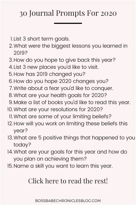 You can read about it here: 30 Journal Prompts For 2020 in 2020 (With images ...