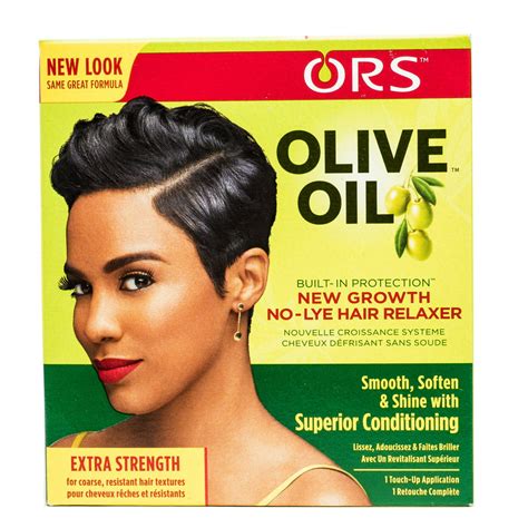 Ors Olive Oil New Growth No Lye Hair Relaxer Extra Strength Kit