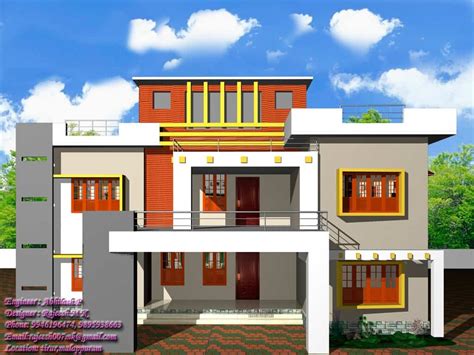 Kerala Home Design Contemporary Style At 2400 Sqft Home Design Catalog