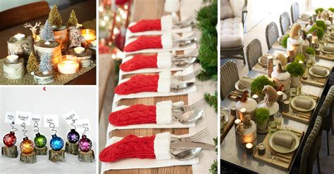 17 creative and classy diy christmas table decoration ideas the art in life