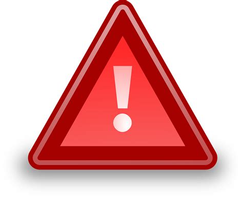 Attention Warning Exclamation Mark Free Vector Graphic On Pixabay