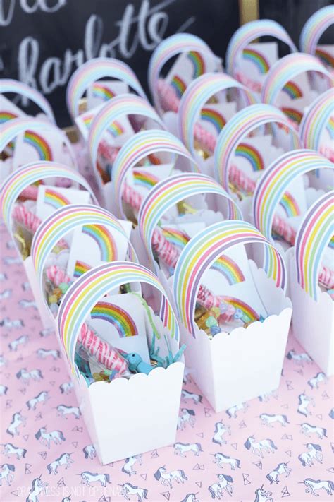 20 Goodie Bag Ideas For Kids Birthday Parties Rainbow Unicorn Party