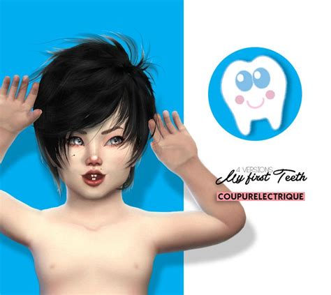 My First Teeth Category Teeth Only Boy And Sims 4 Toddler Sims