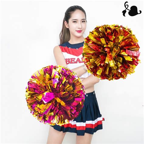 1pcs Cheerleading Pompoms Cheerleaders Pom Poms In Pom Poms From Sports