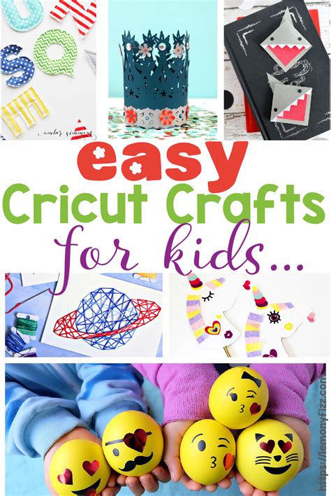 Easy Cricut Crafts For Kids Cricut Crafts Crafts For Kids Craft