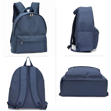 Wholesale Navy Unisex Backpack School Bag Ag00584