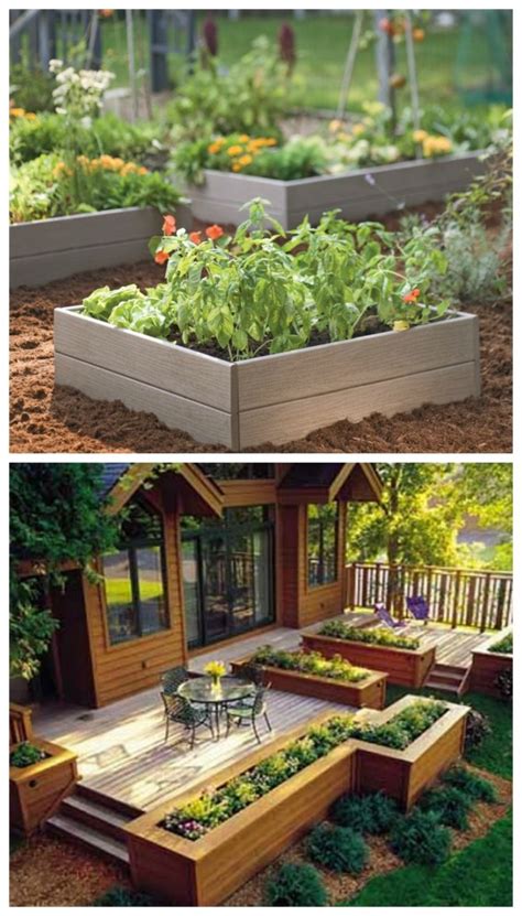Building a raised garden box to grow food for your family is a fun project and a healthy way to provide produce. 17 DIY Garden Ideas - BeautyHarmonyLife