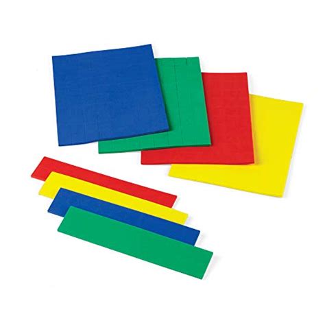 Hand2mind Foam Square Color Tiles Color Sorting Math Counters For