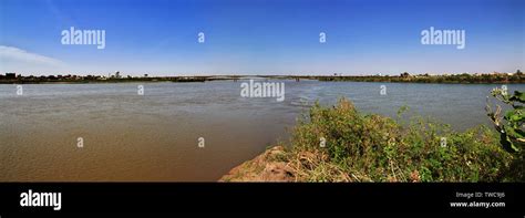 Omdurman Confluence Of The Blue Nile White Nile Rivers River Hi Res