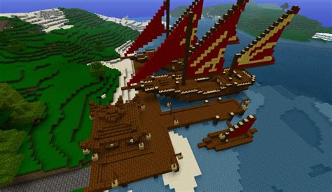 Japanese Harbor Minecraft Project