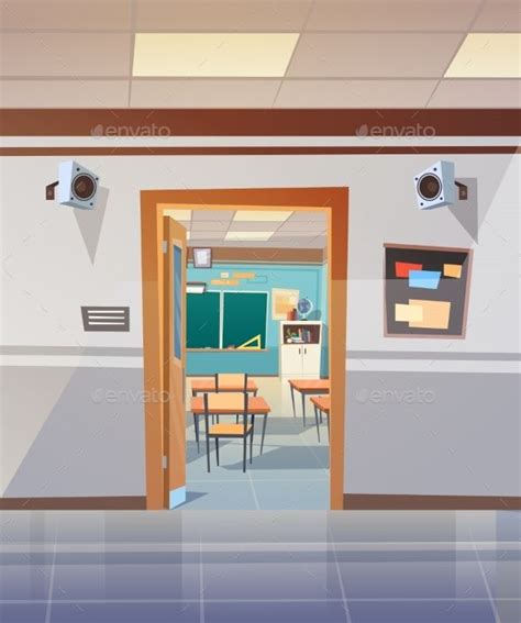 Animated Classroom Door