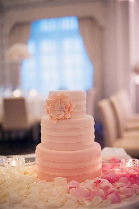 Pink Ombre Wedding Cake Elizabeth Anne Designs The