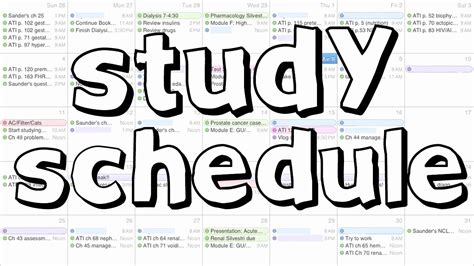 Nclex Study Plan Template Awesome How To Set Your Mcat Study Schedule