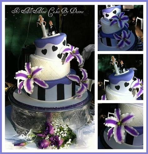 Topsy Turvy Wedding Cake Decorated Cake By Desiree Cakesdecor