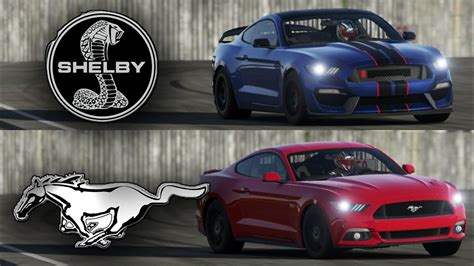 2016 Shelby Mustang Gt350 Vs 2015 Ford Mustang Gt Top Gear Test Track