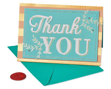 Paper Note Cards Paper And Party Supplies Greeting Card Thank You Card