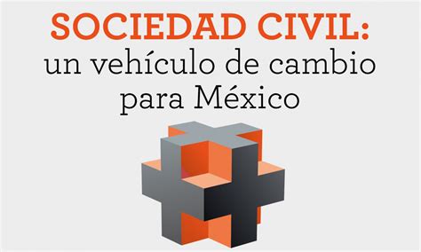 Sociedad civil un vehículo de cambio para México México Evalúa