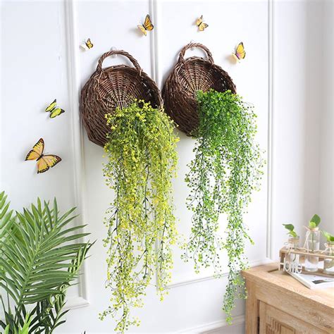 Ready Stock Artificial Fake Hanging Flower Vine Plant Wedding Indoor