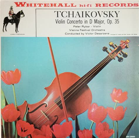 Tchaikovsky Peter Rybar Violin The Vienna Festival Orchestra