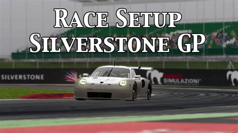 Assetto Corsa Race Setup Porsche 911 RSR 2017 Silverstone GP