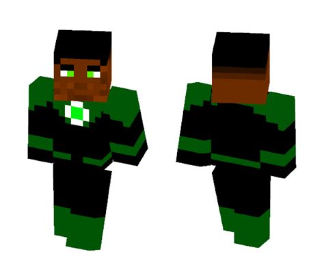 Get Green Lantern John Stewart Minecraft Skin For Free