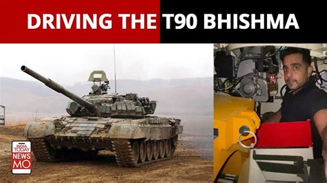 Driving The Indian Armys Tank T 90 Bhishma Inside Video Of The T 90