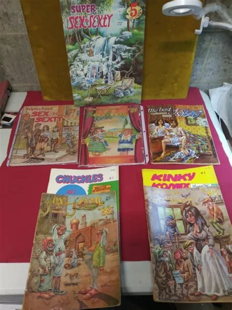 Lot Of Vintage Comic Book Sexty Pierre Davis Adult Humor Issues