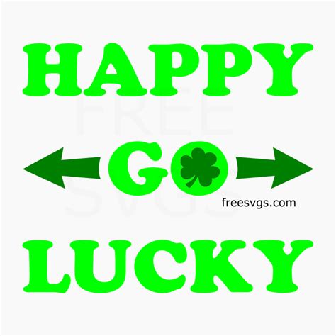 Happy Go Lucky Free Svg File Free Svgs