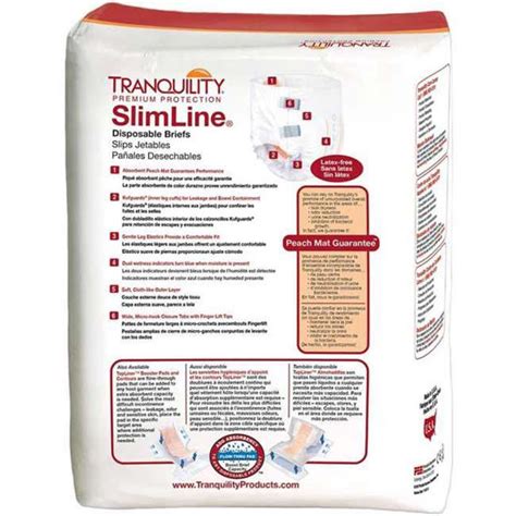 Tranquility Slimline Adult Diapers With Tabs Express Medical Supply