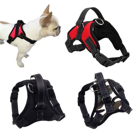 Adjustable Pet Dog Lead Collar Harness Dog Reflective Vest Harness