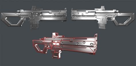 Done Near Future Rifle — Polycount