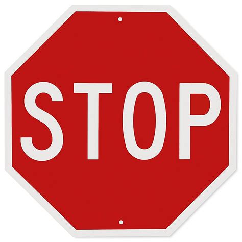 Stop Sign 24 X 24 Engineer Grade H 2381 Uline