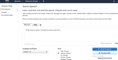 Text To Speech Using Amazon Polly In Php Artisans Web