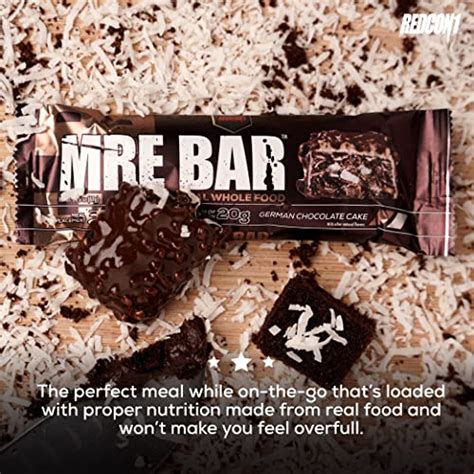 Redcon1 Mre Bar Meal Replacement Protein Bar 1 Box 12 Bars Real Whole Food Sourced