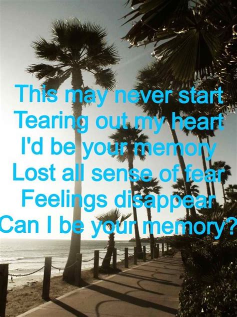 Memory By Sugarcult Love This Song Song Lyric Quotes Music Lyrics