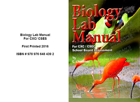 Biology Lab Manual For Cxc Csec School Based Assessment