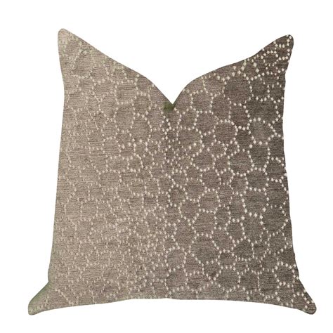 Luxury Throw Pillow In Beige Tones 16in X 16in