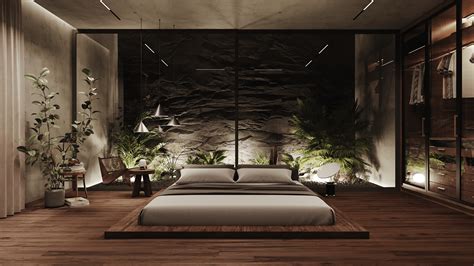Nature Inspired Bedroom Via Behance Natural Bedroom Natural Bedroom
