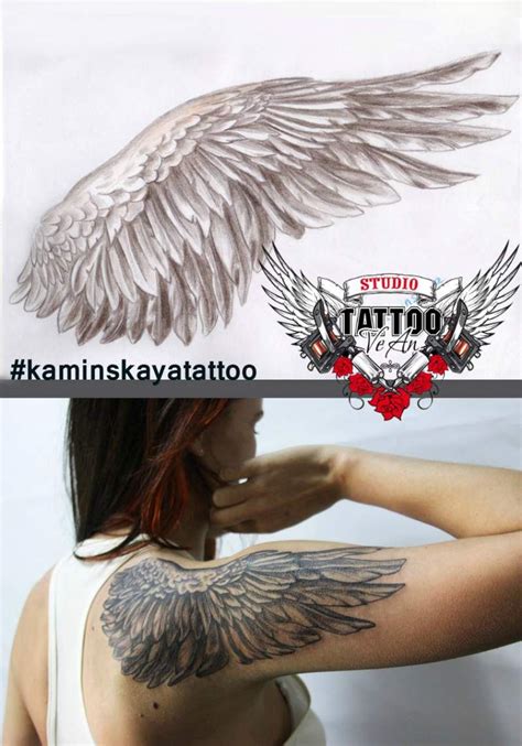 Wing Tattoo On Shoulder Shoulder Tats Armor Tattoo Ink Tattoo Angel